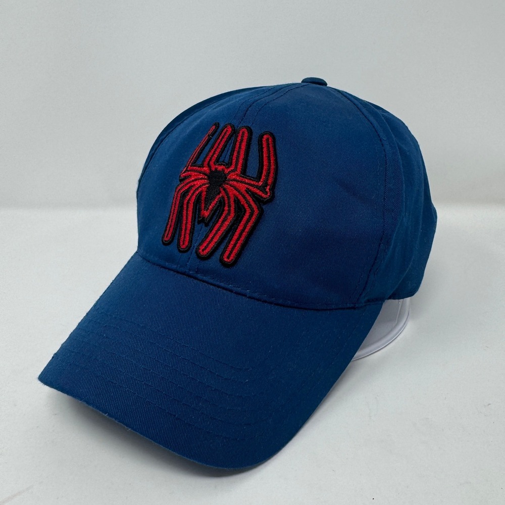 Vintage Marvel Mens Spider-Man Baseball Cap OSFA Blue Preowned 2001 Movie